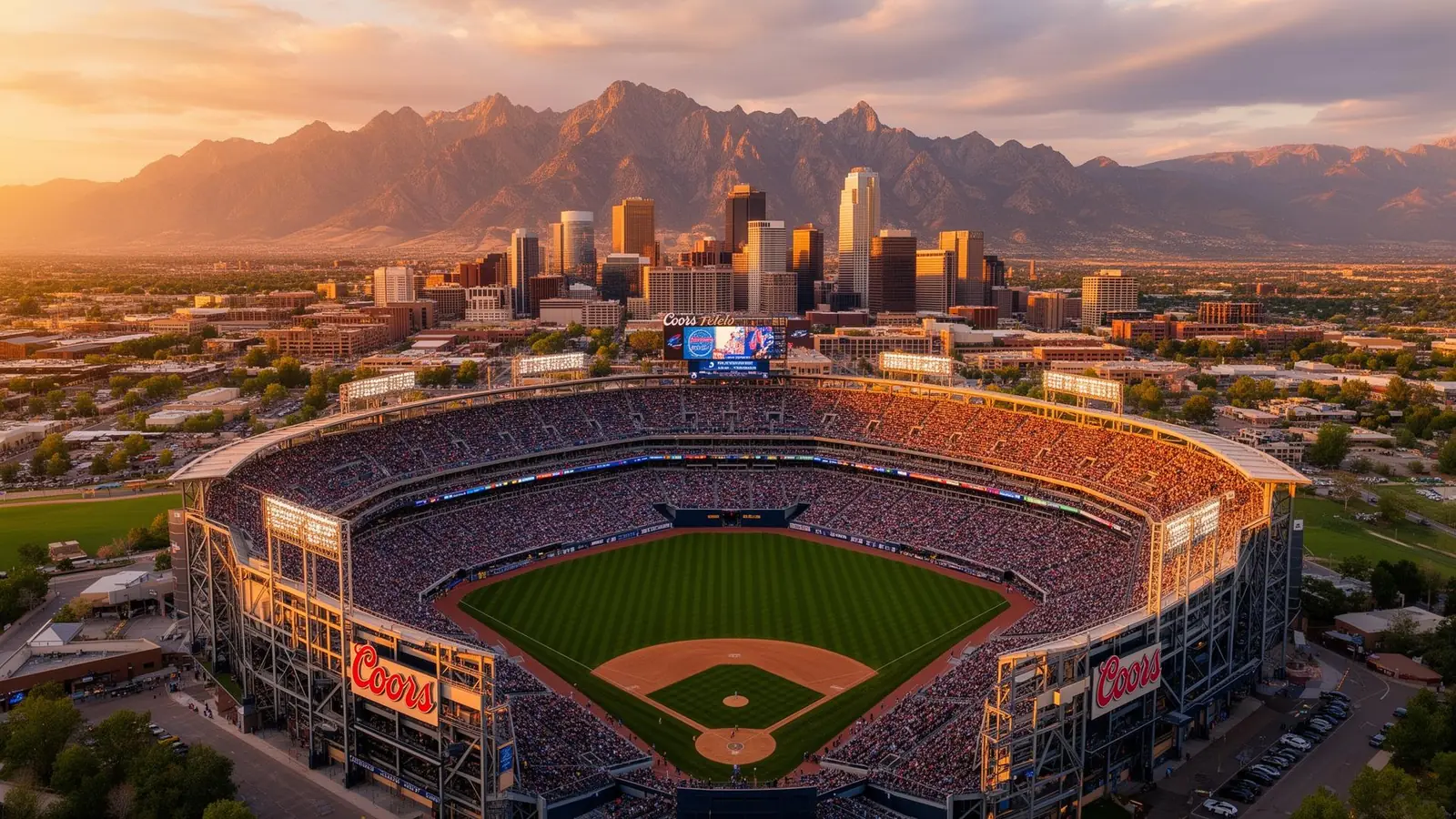 Coors Field in Denver, Colorado - home of the Colorado Rockies